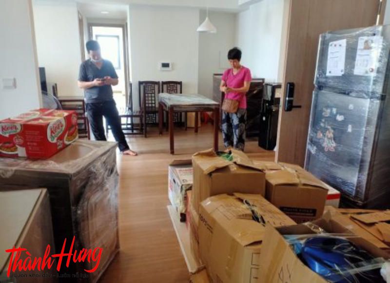 Chuyển nhà trọn gói tại quận Hoàn Kiếm cho anh Gia Bảo