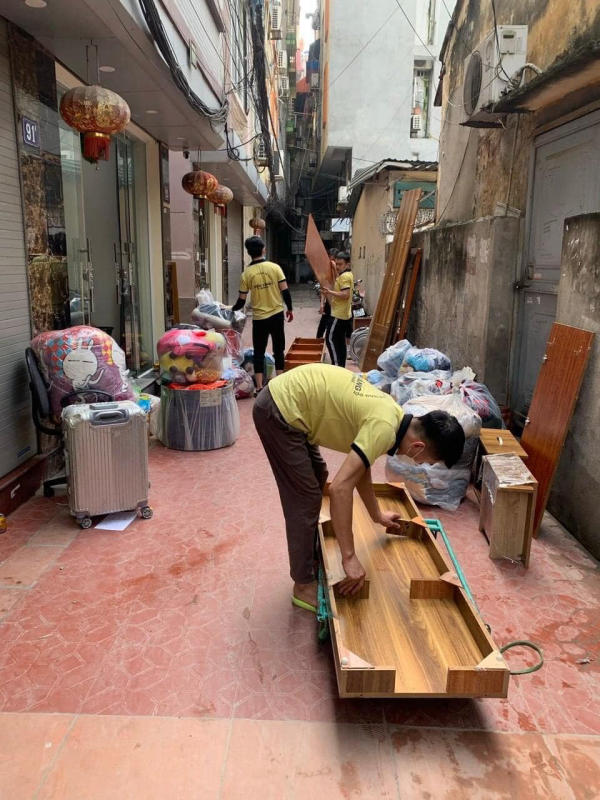 Chuyển nhà cho Chị Ly tại Hoàng Mai