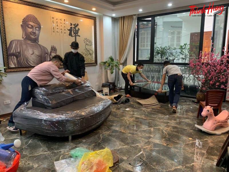 Chuyển nhà cho anh Hùng ở Việt Yên - Bắc Giang.