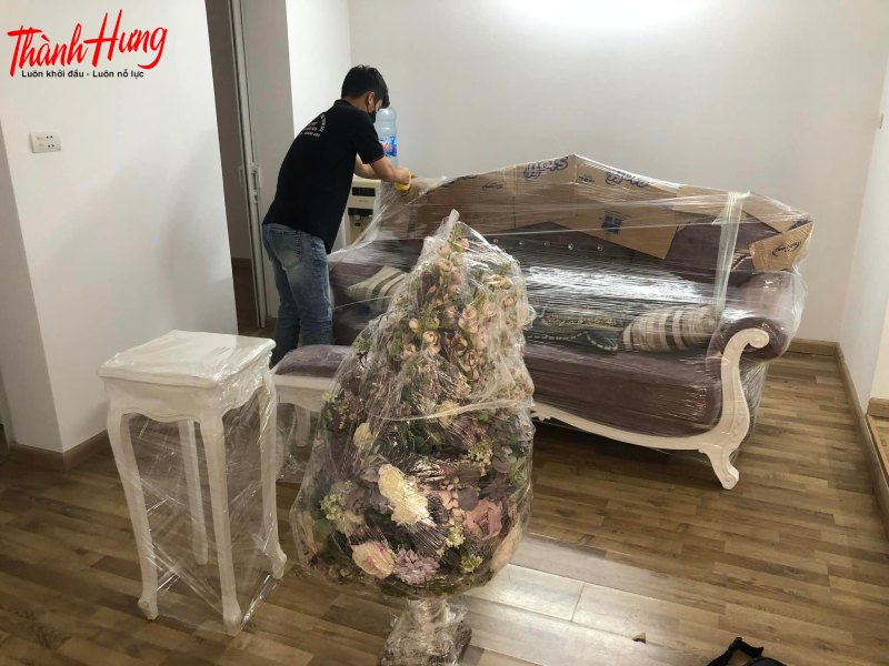 Chuyển nhà cho ông Đạt nhà ở Thanh Xuân.
