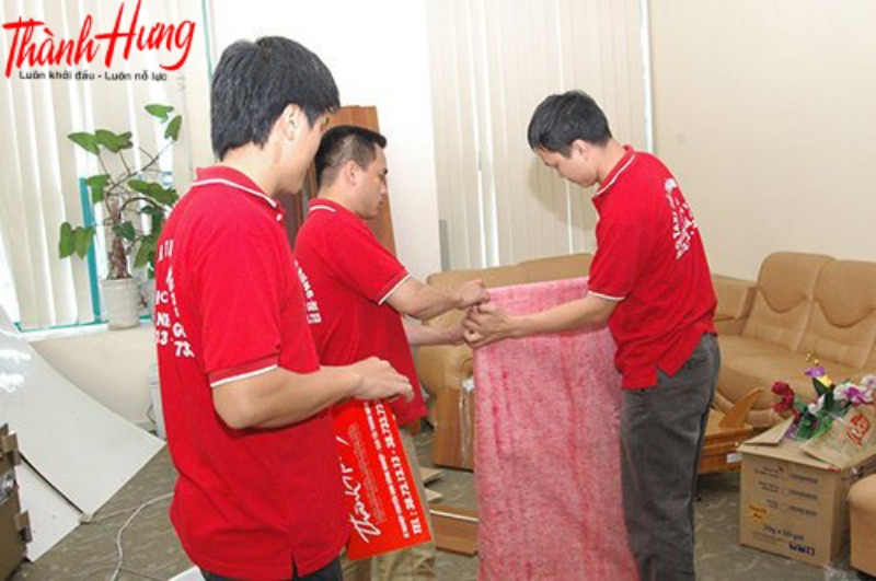 Chuyển nhà cho chị Khuê nhà ở Ứng Hòa - Hà Nội.