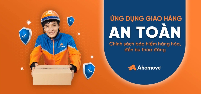 Ahamove có đội ngũ tài xế rộng khắp, những người có thể giao hàng trong vòng vài giờ sau khi đặt hàng.