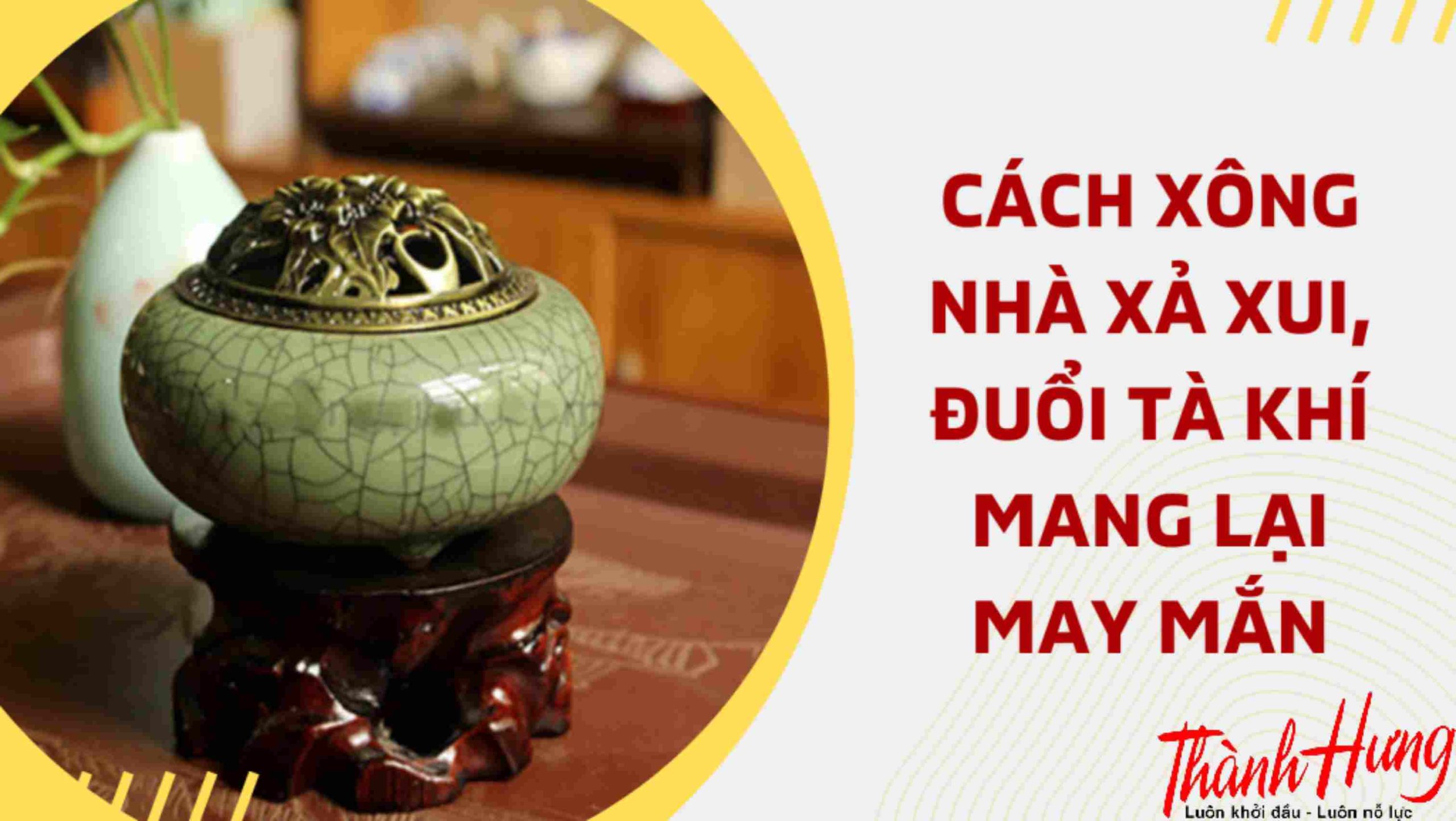 Việc xông nhà trừ tà là một cách để thanh lọc không gian sống, đuổi tà khí.